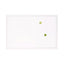 U Brands Magnetic Dry Erase Board with Decor Frame, 30" x 20", White Surface, White Wood Frame