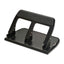 OIC Heavy-Duty Padded Handle 3-Hole Punch, Black