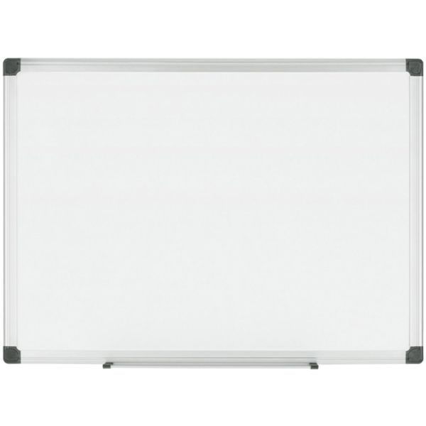 Bi-silque Bi Office Maya Magnetic Dry-Erase Whiteboard, 960" x 484", Aluminum Frame With Silver Finish Main image