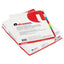Innovera Economical Insertable 8-Tab Index Dividers, Assorted/Buff, Pack Of 24
