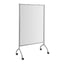 Safco Impromptu Full Magnetic Dry-Erase Whiteboard Screen, 42" x 72", Steel Frame With Gray Finish