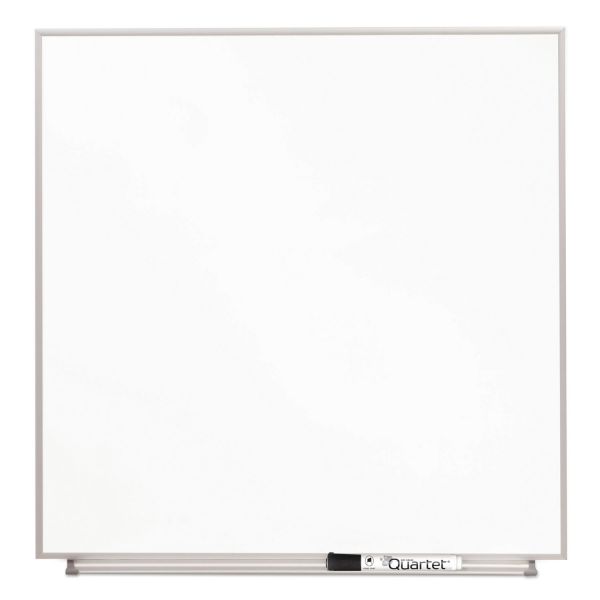 Quartet Matrix Magnetic Boards, 23" x 23", White Surface, Satin Aluminum Frame Main image