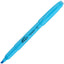 Integra Pen Style Fluorescent Highlighters - Chisel Marker Point Style - Fluorescent Blue - 12 / Dozen