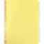 Business Source Insertable 5-Tab Ring Binder Indexes - 5x Divider(s) - 5 Tab(s)/Set2" Tab- 8.5" Dividerx 11" Divider - 20066