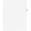 Avery Individual Legal Dividers Avery Style, Letter Size, Side Tab H, White Dividers/White Tabs, Pack Of 25